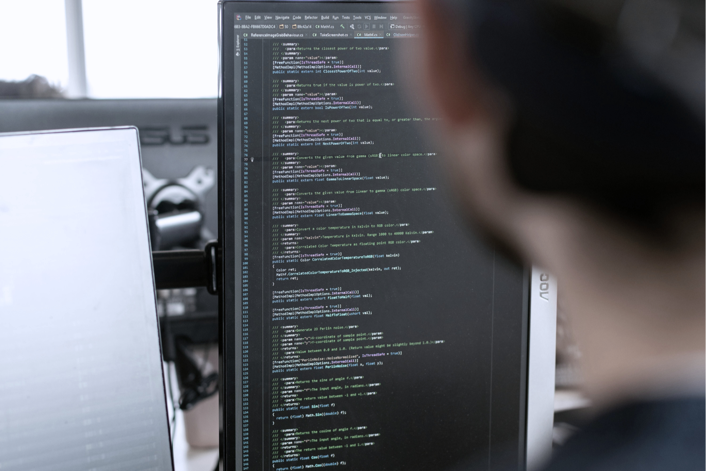 Developer optimising backend system scalability