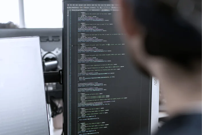 Developer optimising backend system scalability