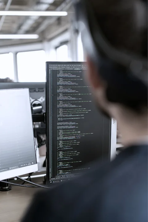 Sotware developer designing innovative and secure software solutions